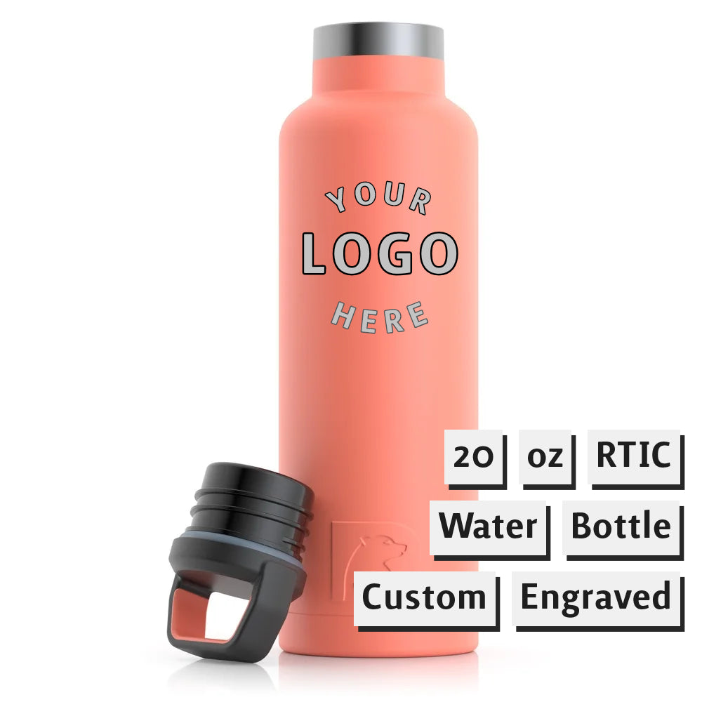 Logo Stainless Steel Water Bottle (20 oz)