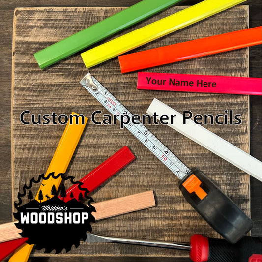 Measure Twice, Laugh Once: The Unsung Hero of the Toolbox – Engraved Carpenter Pencils!