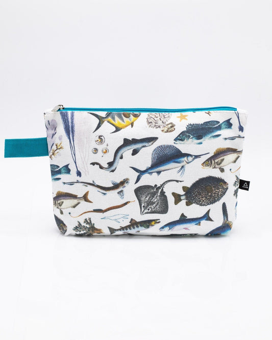 Marine Biology Pencil Pouch – Ocean-Themed Zipper Pouch for Pencils and Essentials