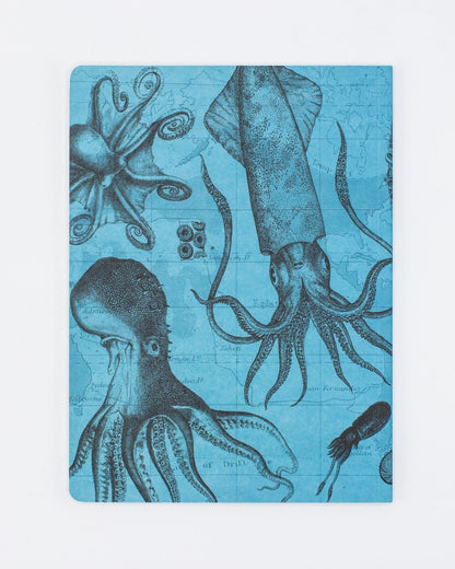 Cognitive Surplus: Octopus & Squid Softcover Notebook - Lined