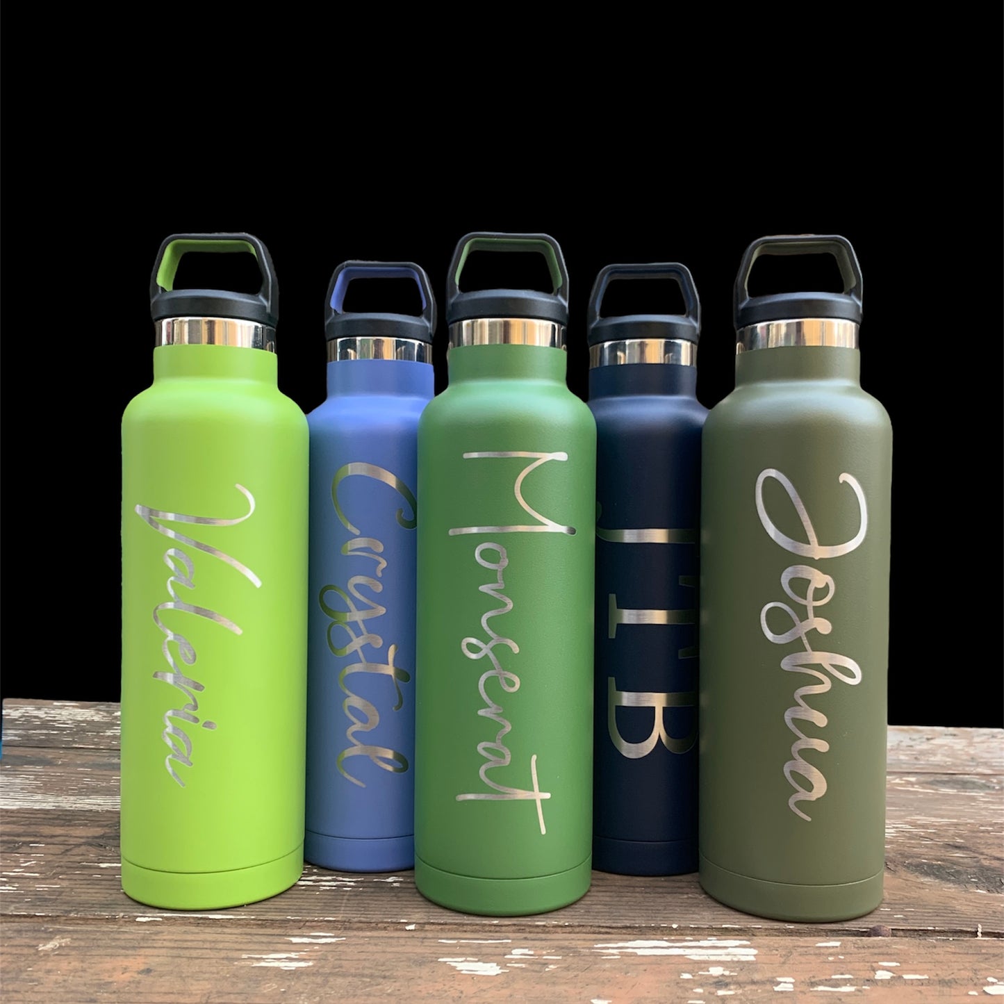 Personalized 20 oz RTIC Stainless Steel Water Bottles