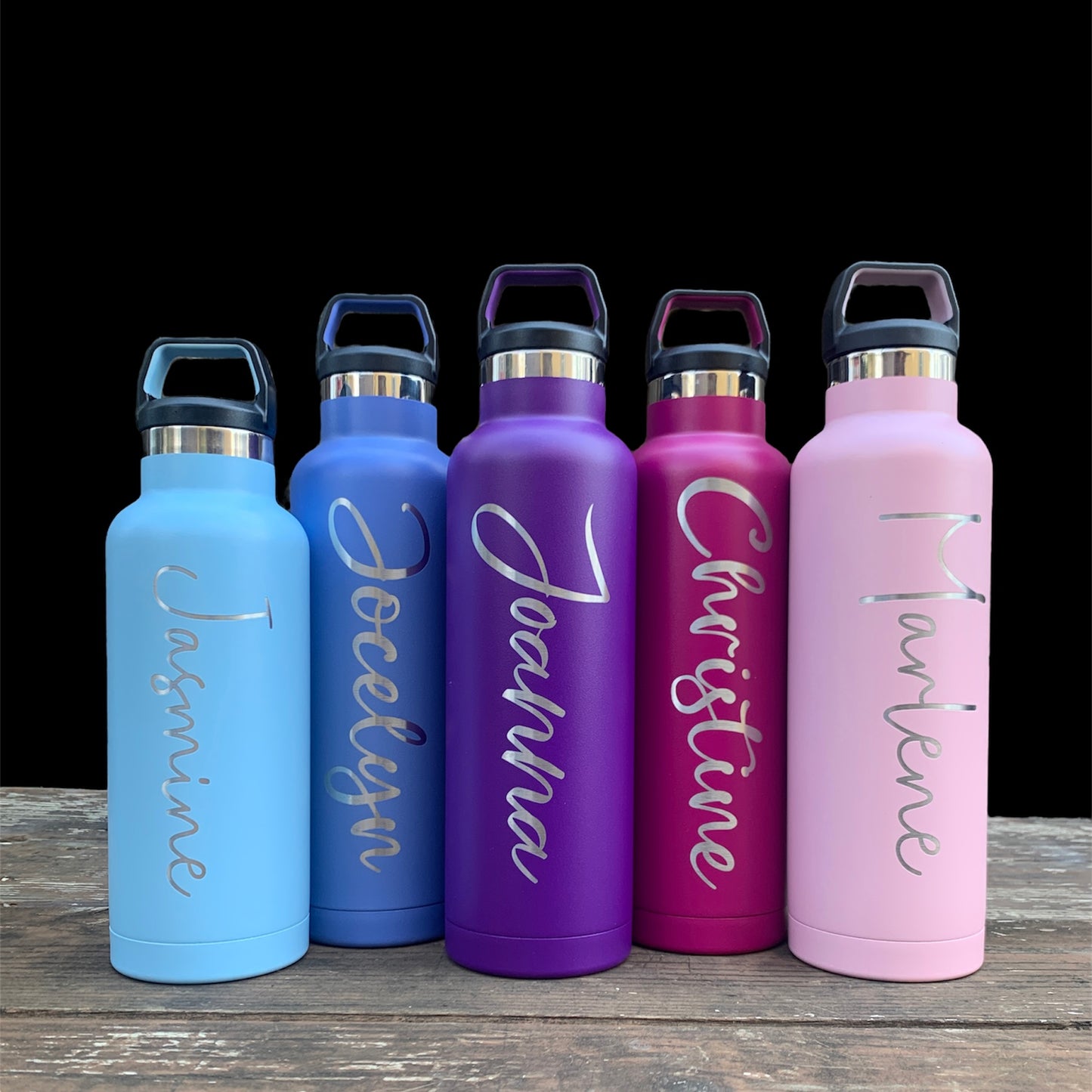 Personalized 20 oz RTIC Stainless Steel Water Bottles