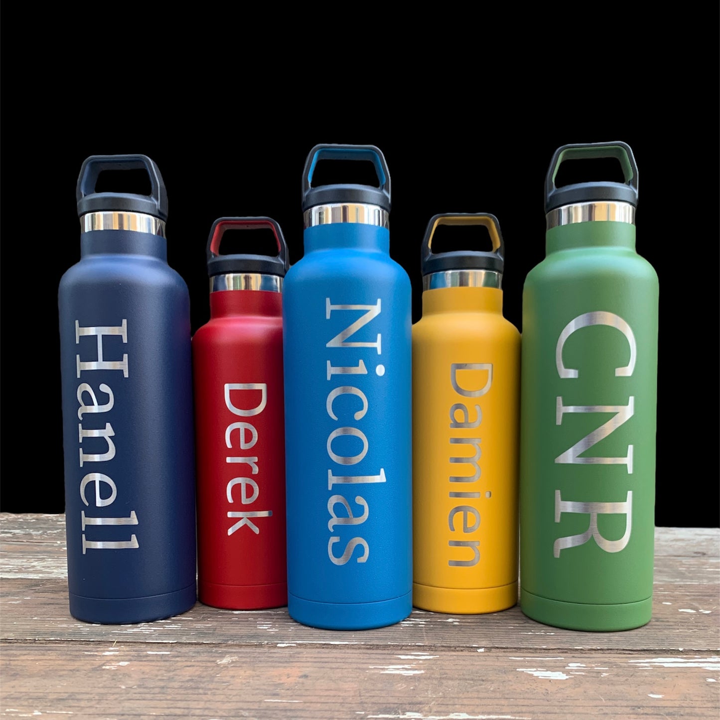 Personalized 20 oz RTIC Stainless Steel Water Bottles