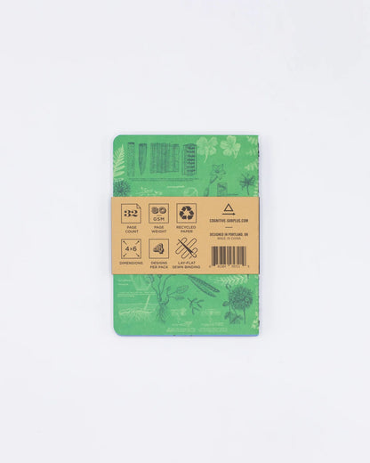 Cognitive Surplus: Life Science Pocket Notebook 4-pack