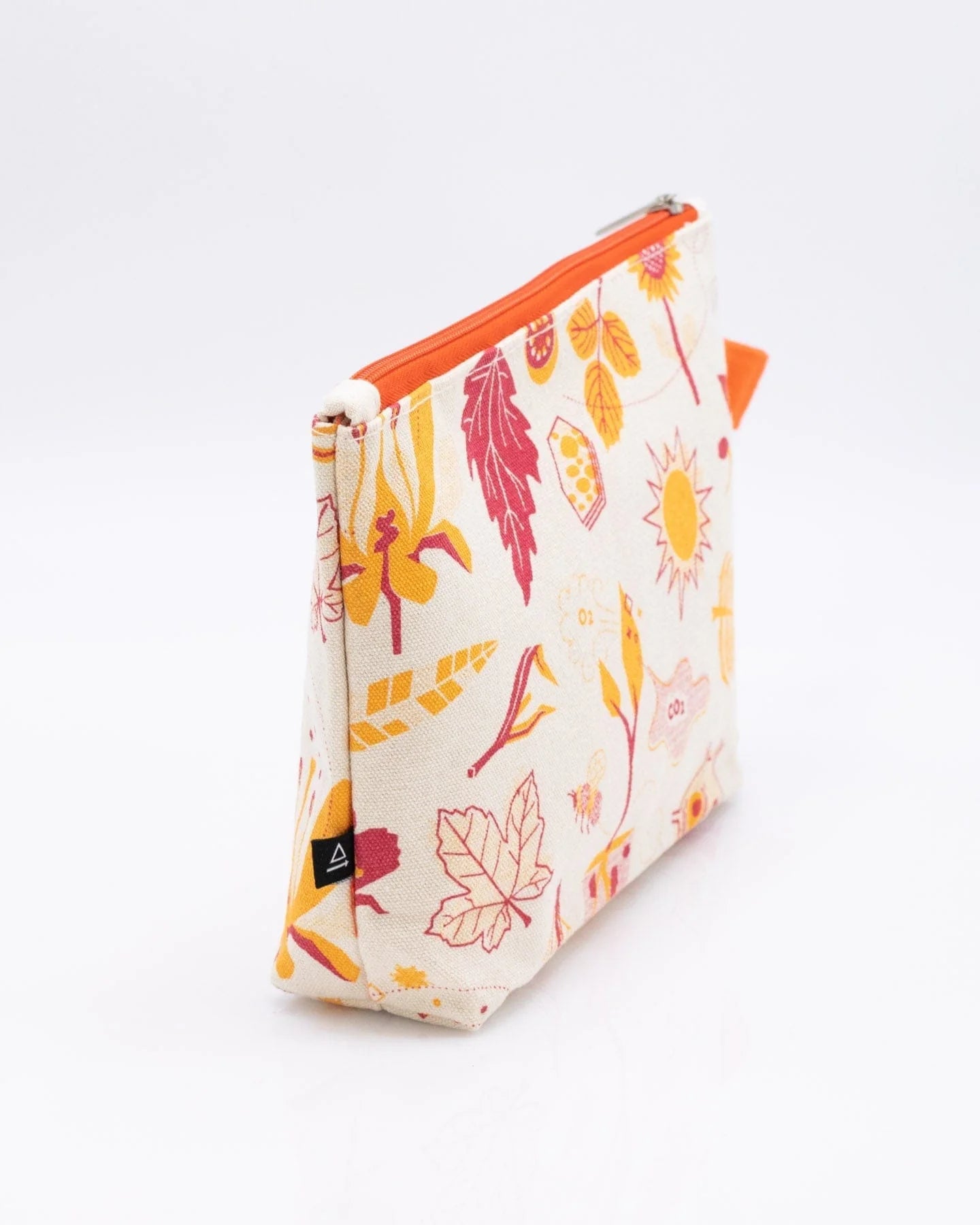 Retro Botany Pencil Pouch – Vintage-Inspired Zipper Pouch for Pencils and Essentials