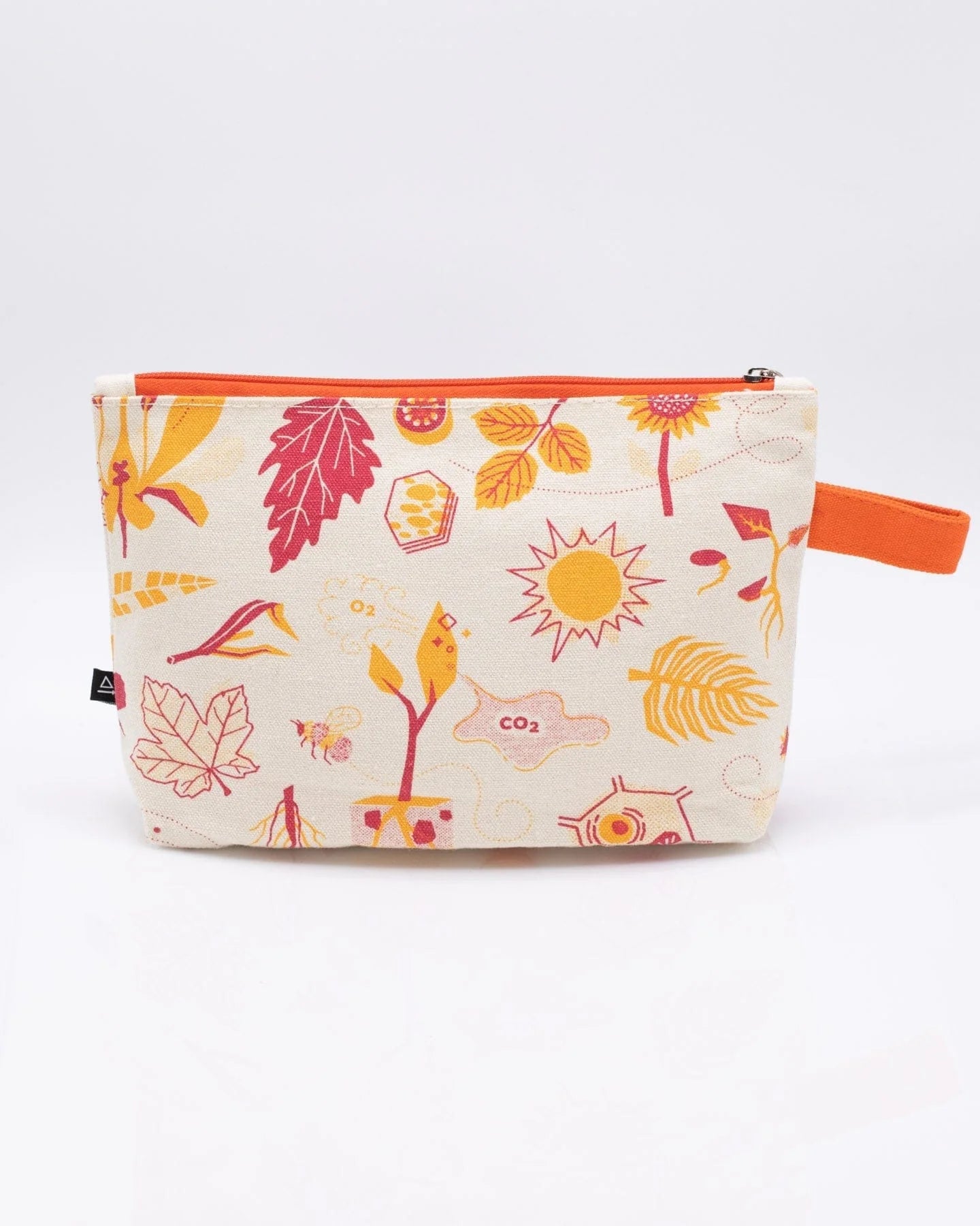 Retro Botany Pencil Pouch – Vintage-Inspired Zipper Pouch for Pencils and Essentials