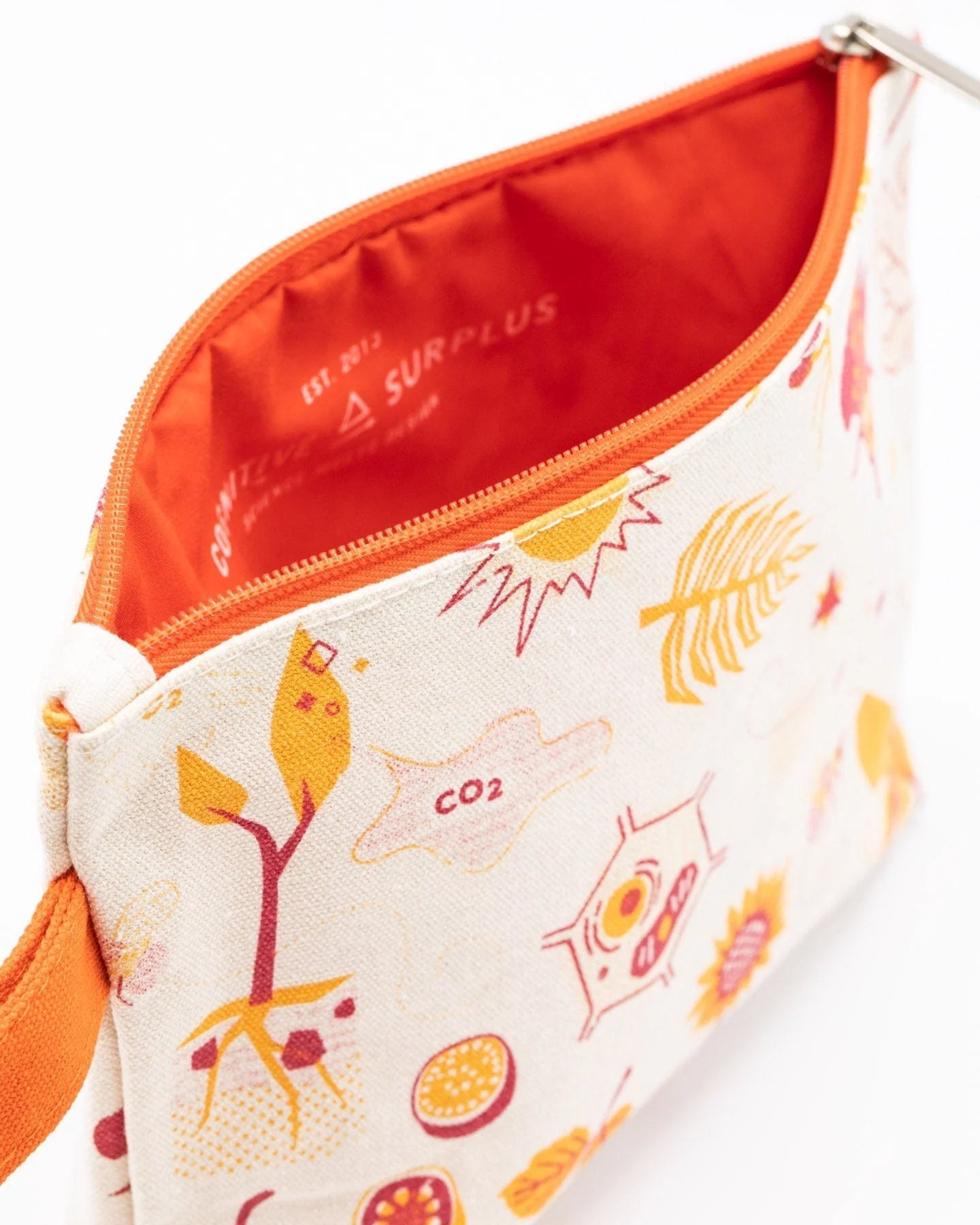 Retro Botany Pencil Pouch – Vintage-Inspired Zipper Pouch for Pencils and Essentials