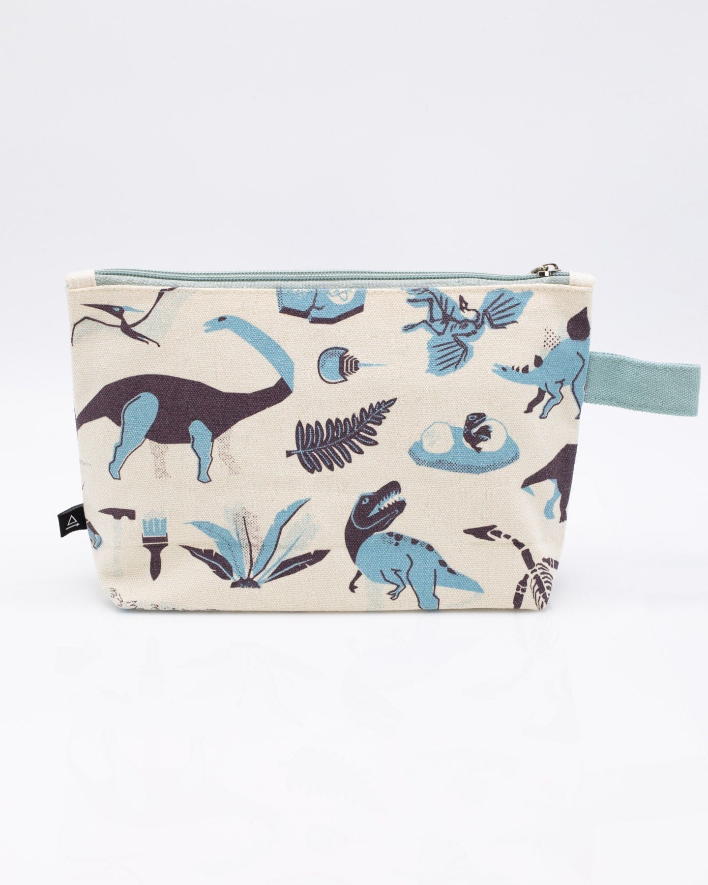 Retro Paleontology Pencil Pouch – Fossil-Inspired Zipper Pouch for Pencils and Essentials