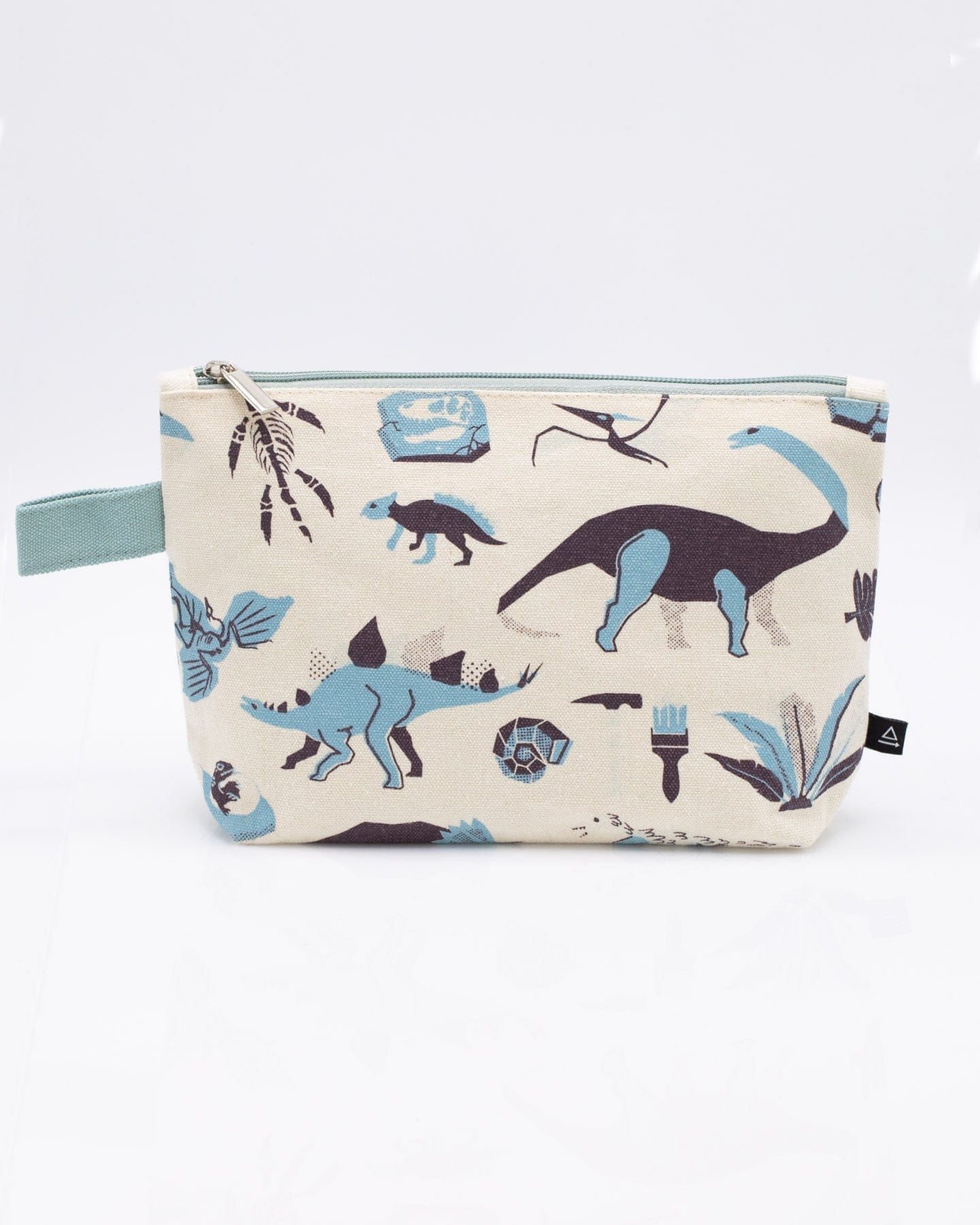 Retro Paleontology Pencil Pouch – Fossil-Inspired Zipper Pouch for Pencils and Essentials