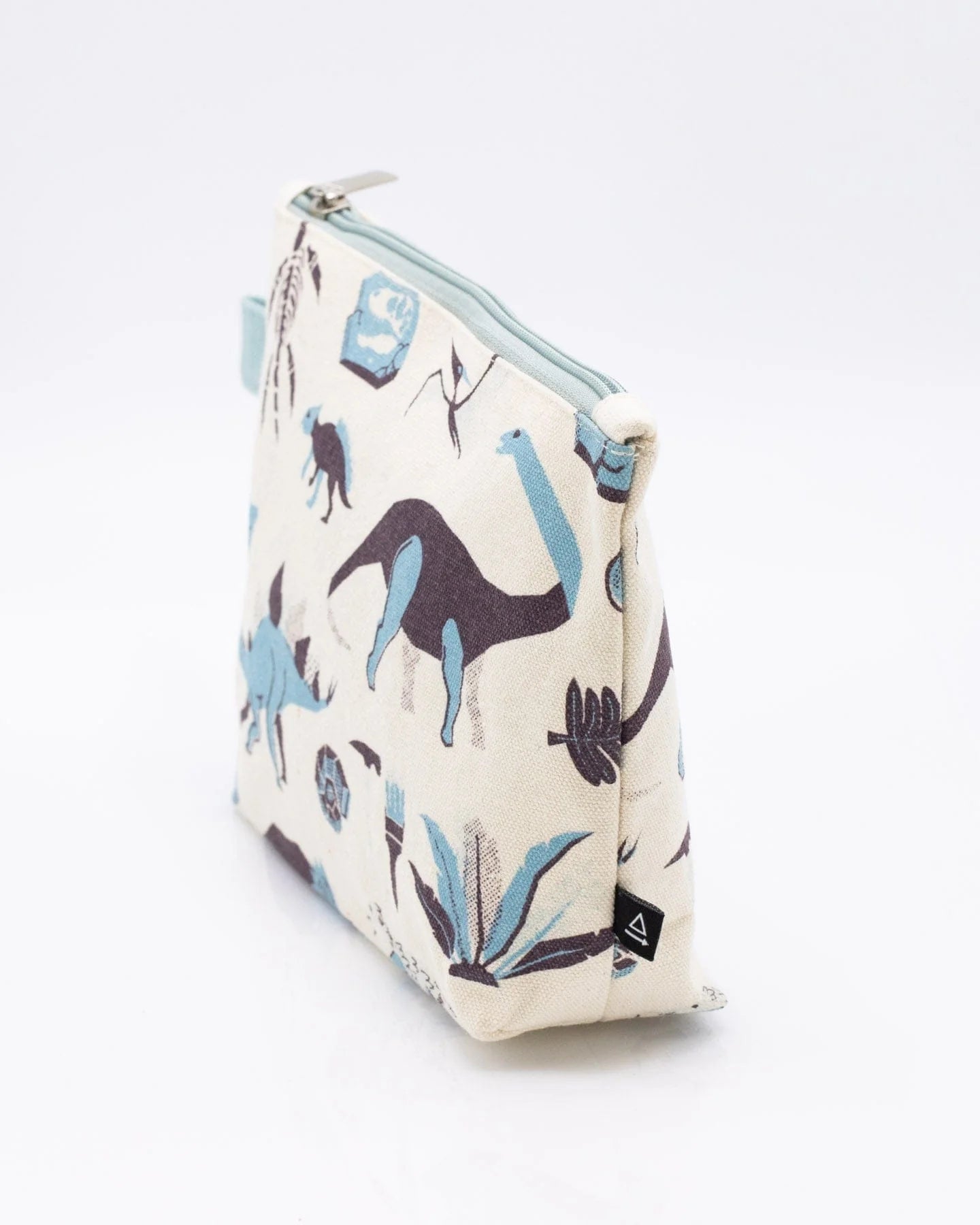 Retro Paleontology Pencil Pouch – Fossil-Inspired Zipper Pouch for Pencils and Essentials