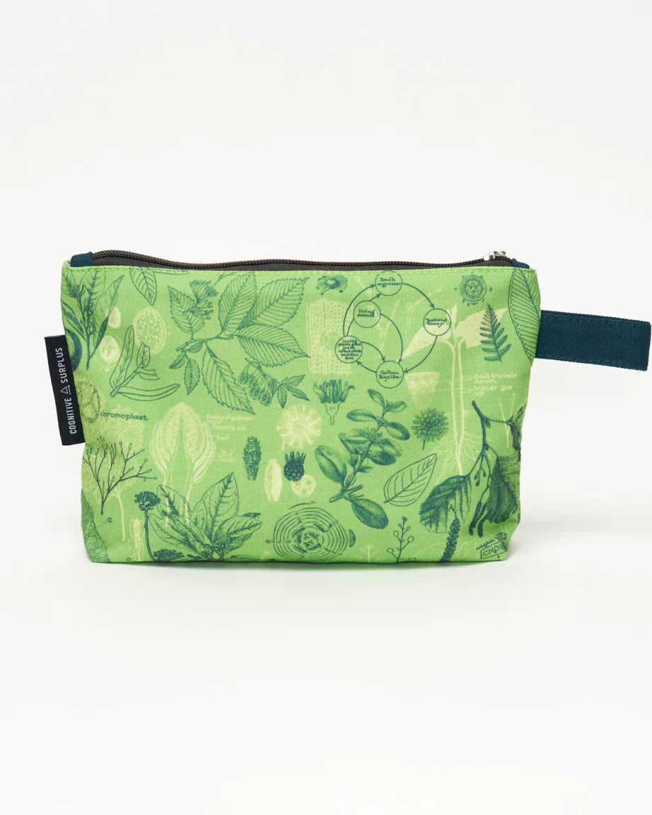 The Botanist Pencil Pouch – Elegant Botanical-Inspired Zipper Pouch for Pencils and Essentials