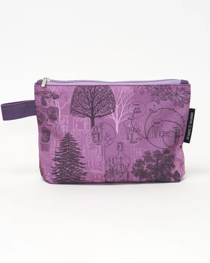 Forest at Dusk Pencil Pouch – Nature-Inspired Zipper Pouch for Pencils and Essentials