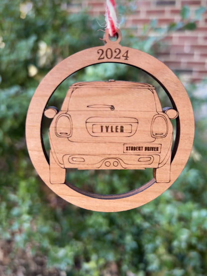 Student Driver Car Ornament - Personalized