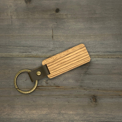 Wood Keychains - Custom Engraving Available