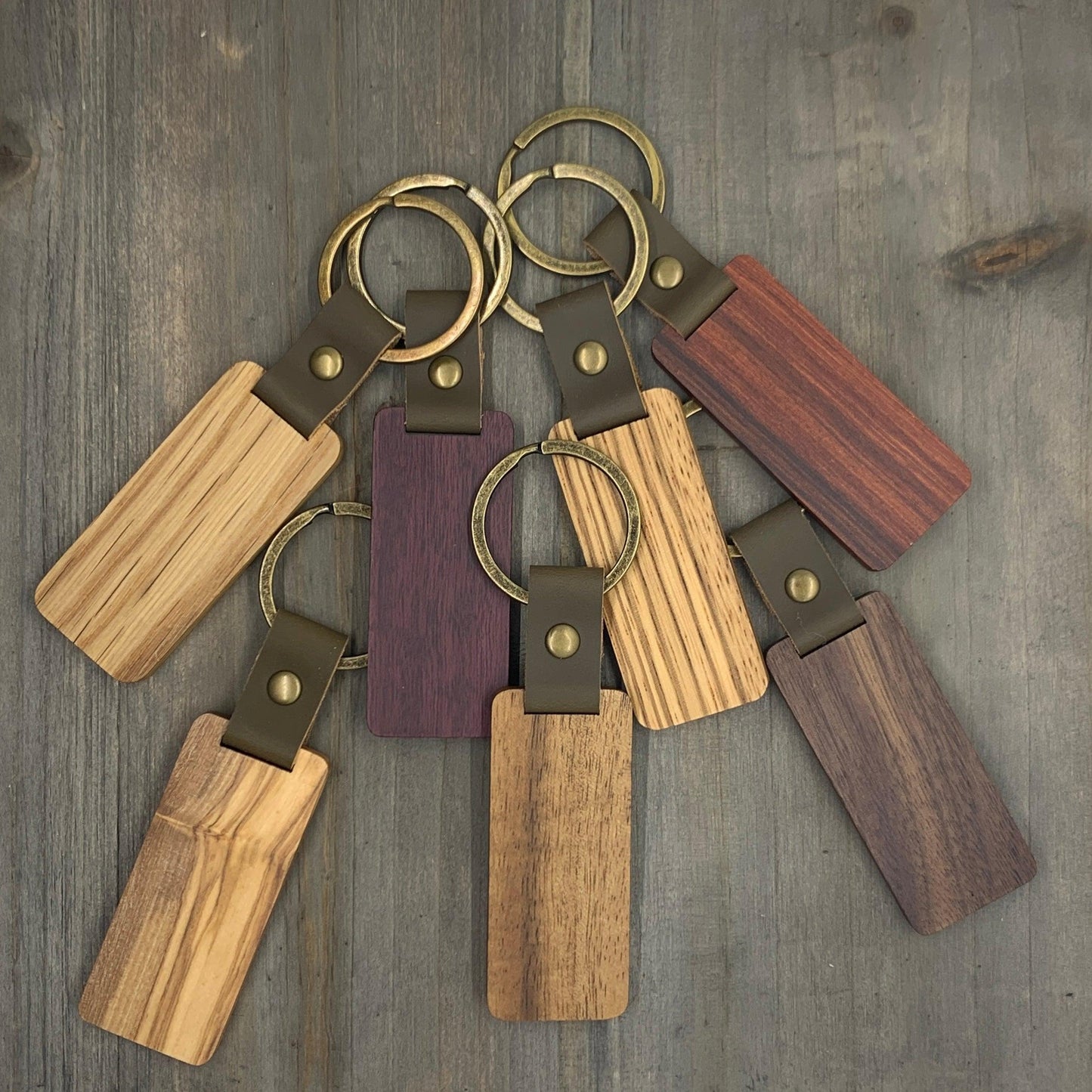 Wood Keychains - Custom Engraving Available