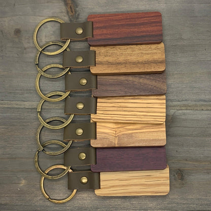 Wood Keychains - Custom Engraving Available