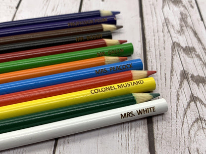 Personalized Engraved Crayola Colored Pencils - Whidden's Woodshop