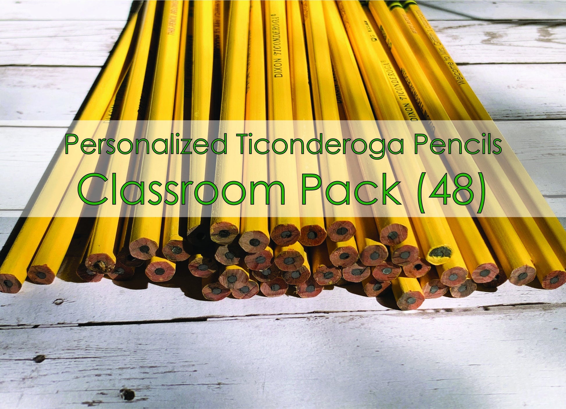 Customizable Wood Engraved Pencils, Ticonderoga pencils, Personalized –  Amanda's Crafty Creations