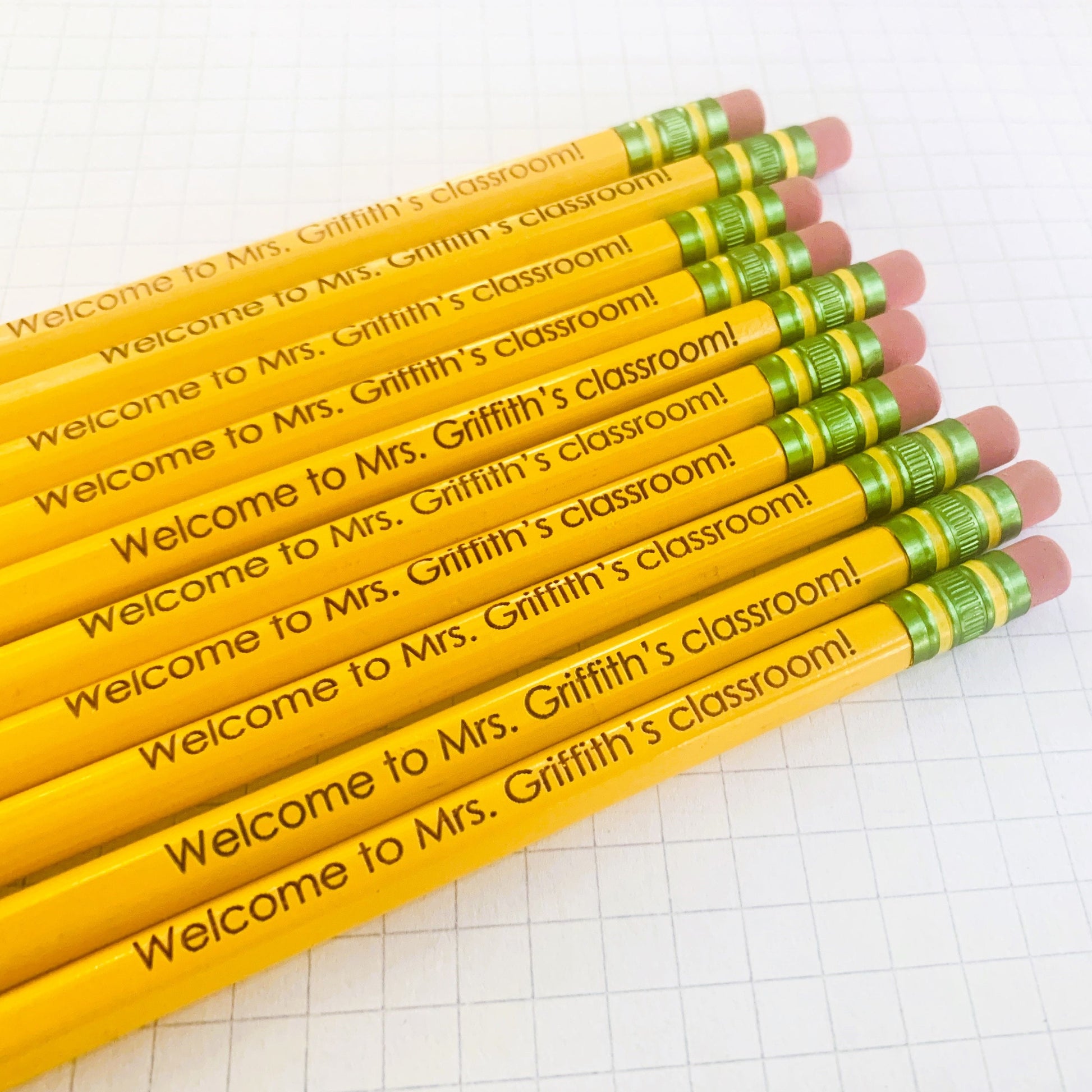 Personalized Engraved Ticonderoga #2 Pencils – Whidden's Woodshop